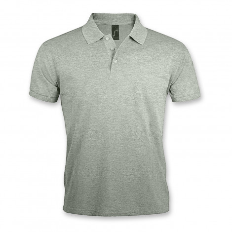 SOLS Prime Mens Polo Shirt 118087 | Grey Melange