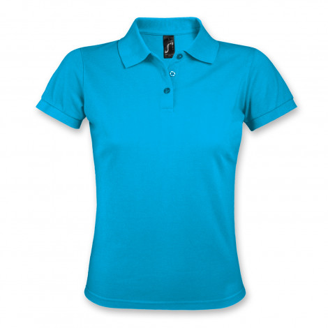SOLS Prime Womens Polo Shirt 118088 | Aqua