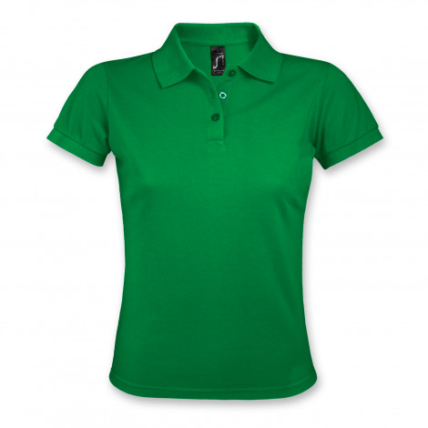 SOLS Prime Womens Polo Shirt 118088 | Kelly Green