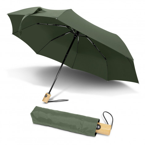 RPET Compact Umbrella 118215 | Olive