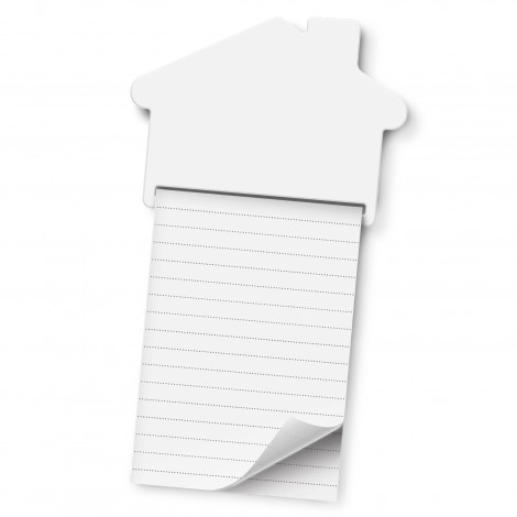 Magnetic House Memo Pad - A7 118489 | White