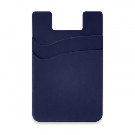 Dual Silicone Phone Wallet 118530 | Navy