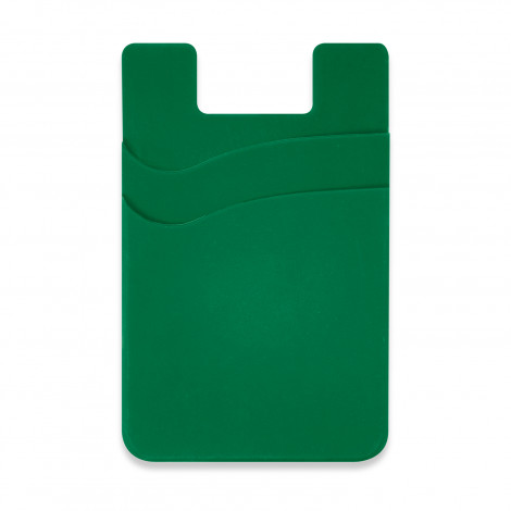 Dual Silicone Phone Wallet 118530 | Dark Green