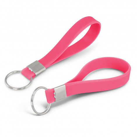 Silicone Key Ring 118532 | Pink
