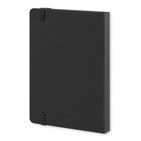 Moleskine Pro Hard Cover Notebook - Large 118913 | Black - Back