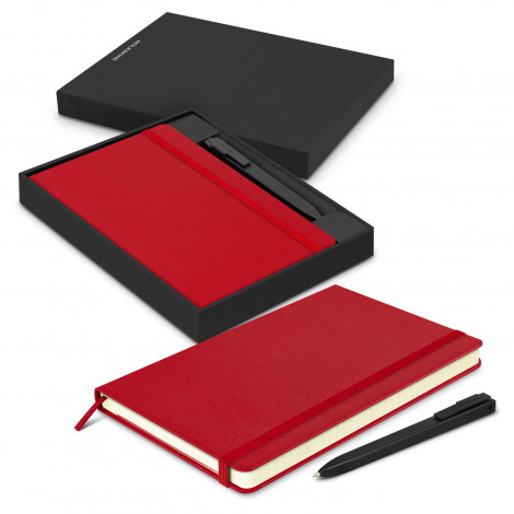 Moleskine Notebook and Pen Gift Set 119355 | Scarlet Red