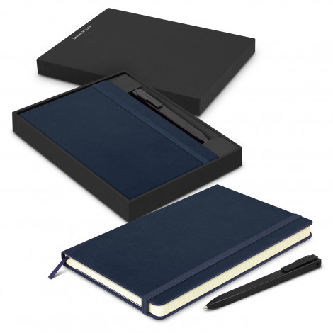 Moleskine Notebook and Pen Gift Set 119355 | Prussian Blue