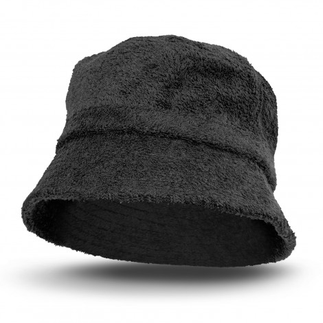 Bondi Terry Towelling Bucket Hat 119456 | Black