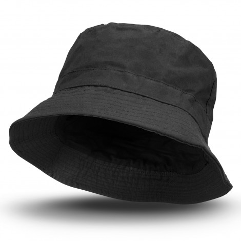 Oilskin Bucket Hat 119577 | Black