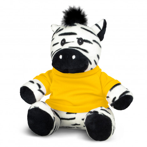 Zebra Plush Toy 120189 | Yellow