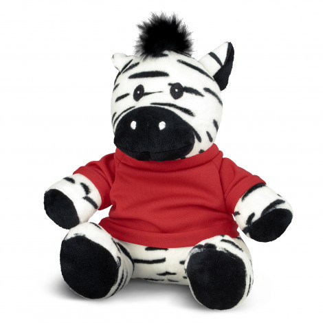 Zebra Plush Toy 120189 | Red