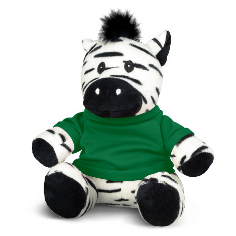 Zebra Plush Toy 120189 | Dark Green