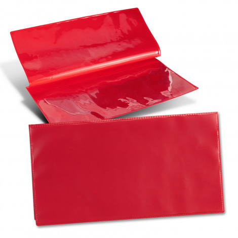 Vinyl Travel Wallet 120237 | Red