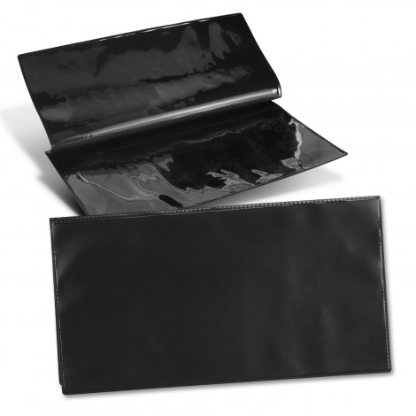 Vinyl Travel Wallet 120237 | Black