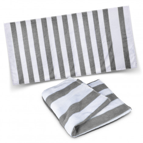 Esplanade Beach Towel 120248 | White/Grey