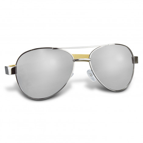 Aviator Mirror Lens Sunglasses - Bamboo 120338 | Lens