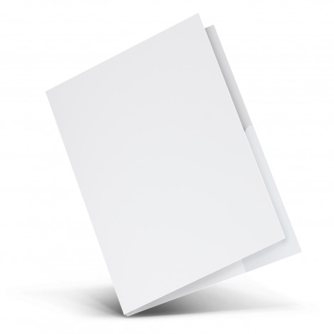 A4 Presentation Folder with Spine 120423 | White