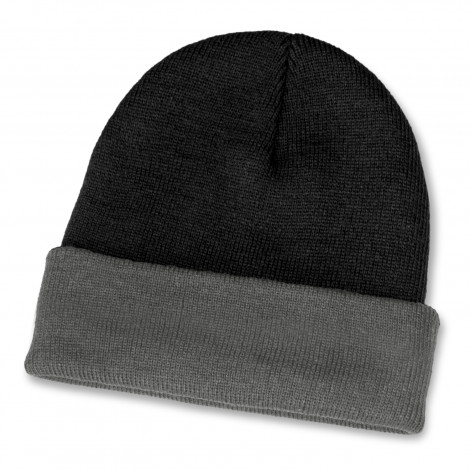Everest Two Toned Beanie 120666 | Black/Grey