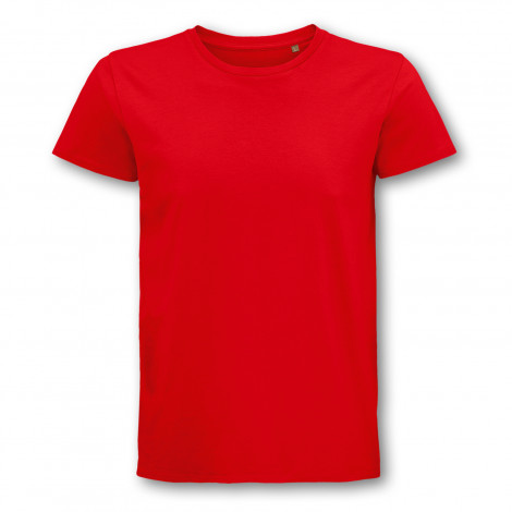 SOLS Pioneer Mens Organic T-Shirt 120673 | Red
