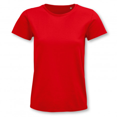 SOLS Pioneer Womens Organic T-Shirt 120674 | Red