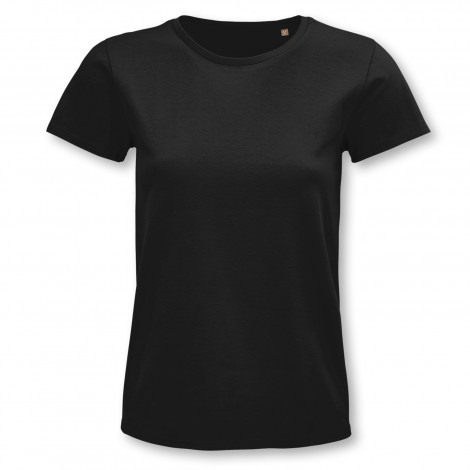 SOLS Pioneer Womens Organic T-Shirt 120674 | Deep Black