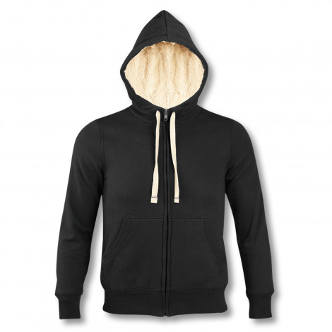 SOLS Sherpa Unisex Zipped Sweatshirt 120675 | Black