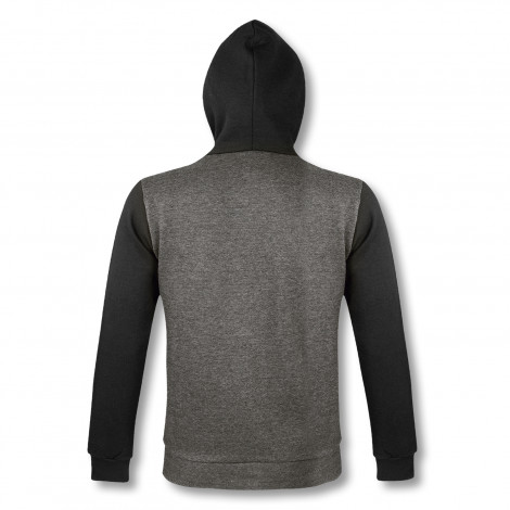 SOLS Silver Unisex Zipped Sweatshirt 120676 | Back