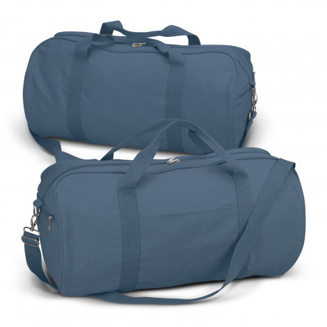 Canvas Duffle Bag 121130 | Slate Blue