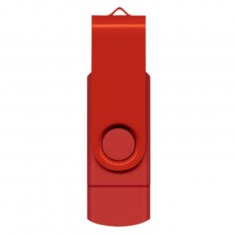 Helix 8GB Dual Flash Drive 121402 | Red