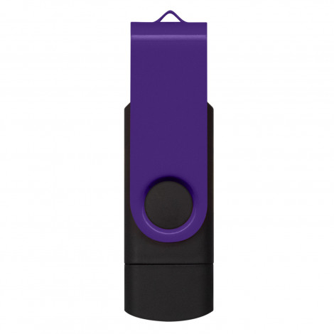 Helix 16GB Dual Flash Drive 121403 | Purple