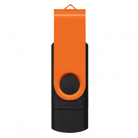 Helix 16GB Dual Flash Drive 121403 | Orange
