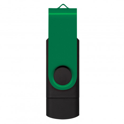 Helix 16GB Dual Flash Drive 121403 | Dark Green