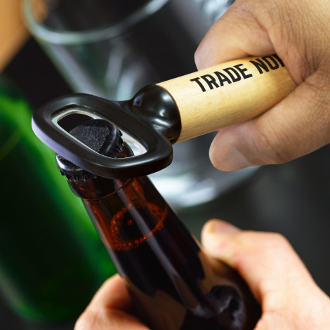Timber Bottle Opener 121720 | Feature