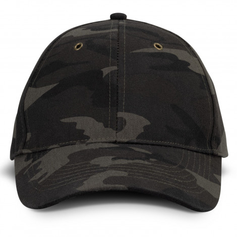 Camouflage Cap 121793 | Black - Front