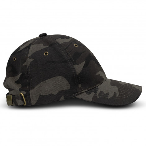 Camouflage Cap 121793 | Black - Side