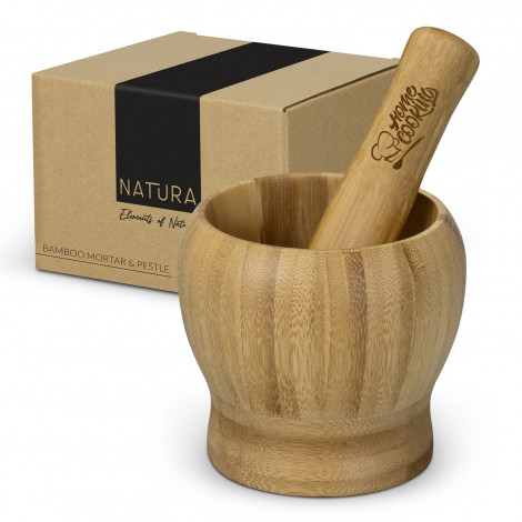 122271 - NATURA Bamboo Mortar and Pestle