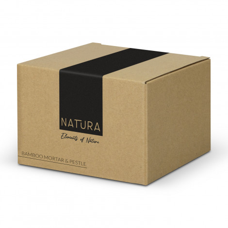 NATURA Bamboo Mortar and Pestle 122271 | Gift Box