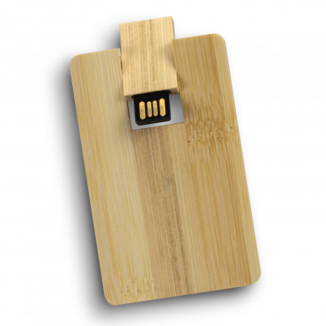 Bamboo Credit Card Flash Drive 8GB 122325 | Natural