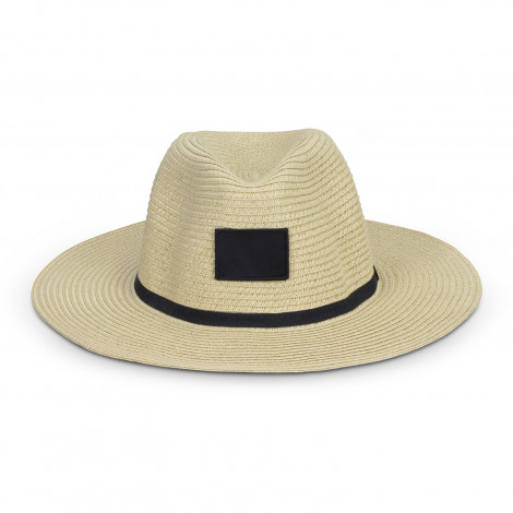 Barbados Wide Brim Hat 122326 | Natural/Black