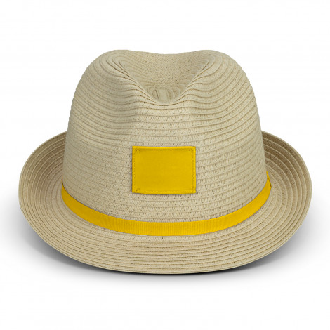Bruno Fedora Hat 122327 | Natural/Yellow