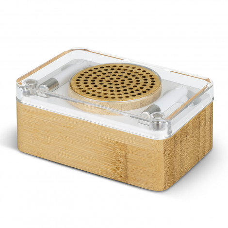 Bamboo Wireless Speaker & Earbud Set 122475 | Natural
