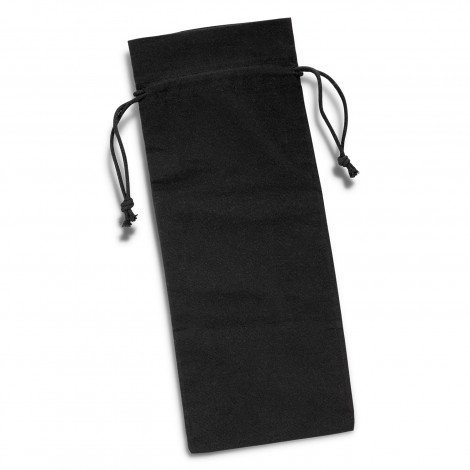 Cotton Wine Drawstring Bag 123019 | Black