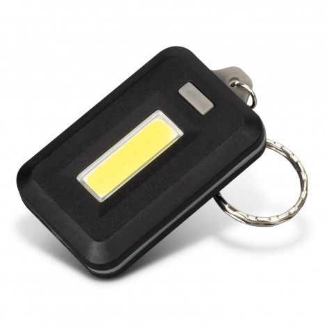 Luton COB Light Key Ring 123038 | Black/Grey