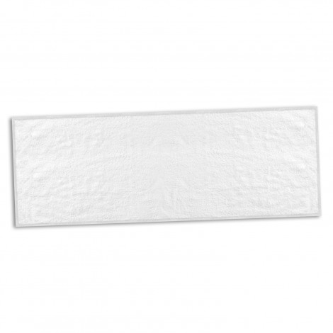 Barley Bar Towel - Full Colour 123079 | White - Back