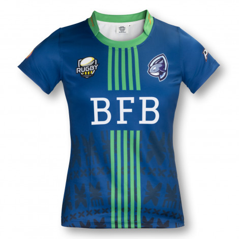 Custom Womens Rugby T-Shirt 123353 | Front