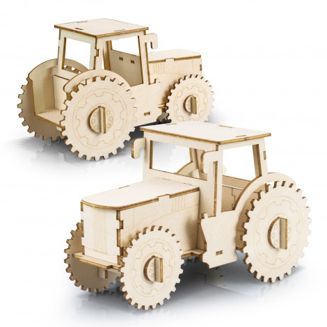 BRANDCRAFT Tractor Wooden Model 124026 | Assembled