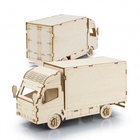 BRANDCRAFT Small Truck Wooden Model 124032 | Assembled