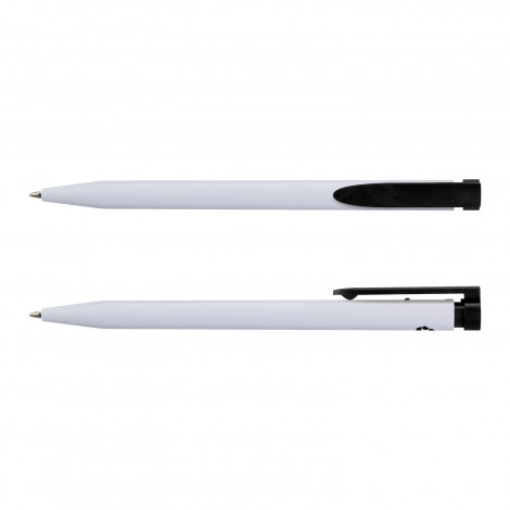 Recycled Plastic Pen 124857 | White/Black