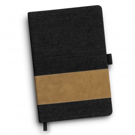 Denim Notebook 124869 | Black - Back