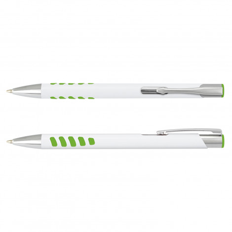 Panama Grip Pen - White Barrel 124903 | White/Bright Green